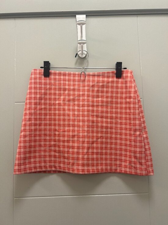 Urban Outfitters Dresses & Skirts - Urban Outfitters Pink Red Mini Skirt Size M Plaid Y2K Preppy Tennis A-Line